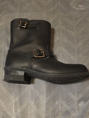Frye Black Leather Ankle Boot